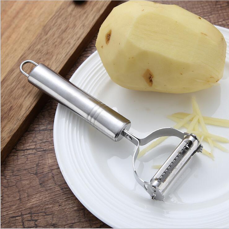 Stainless Steel Vegetable Slicer - Professional Potato & Cucumber Cutter for Kitchen