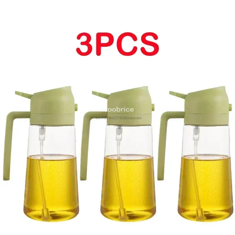 Leak-Proof Premium  2 in 1 & 3-in-1  Oil Spray Bottle