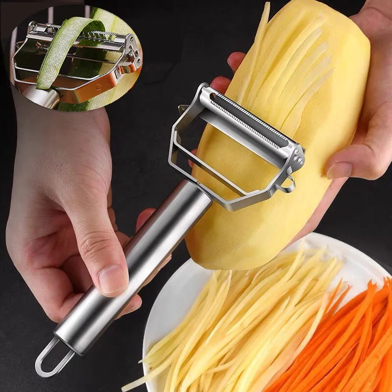 Stainless Steel Vegetable Peeler - Professional Melon & Potato Planer